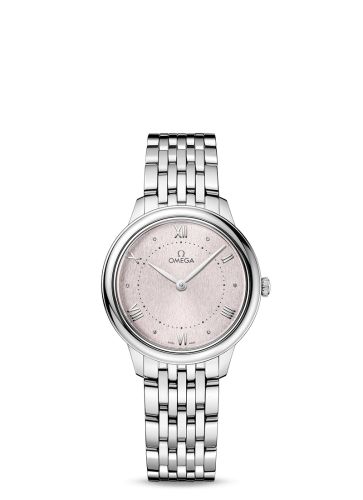 Omega De Ville Quartz 30 Stainless Steel / Rose / Bracelet